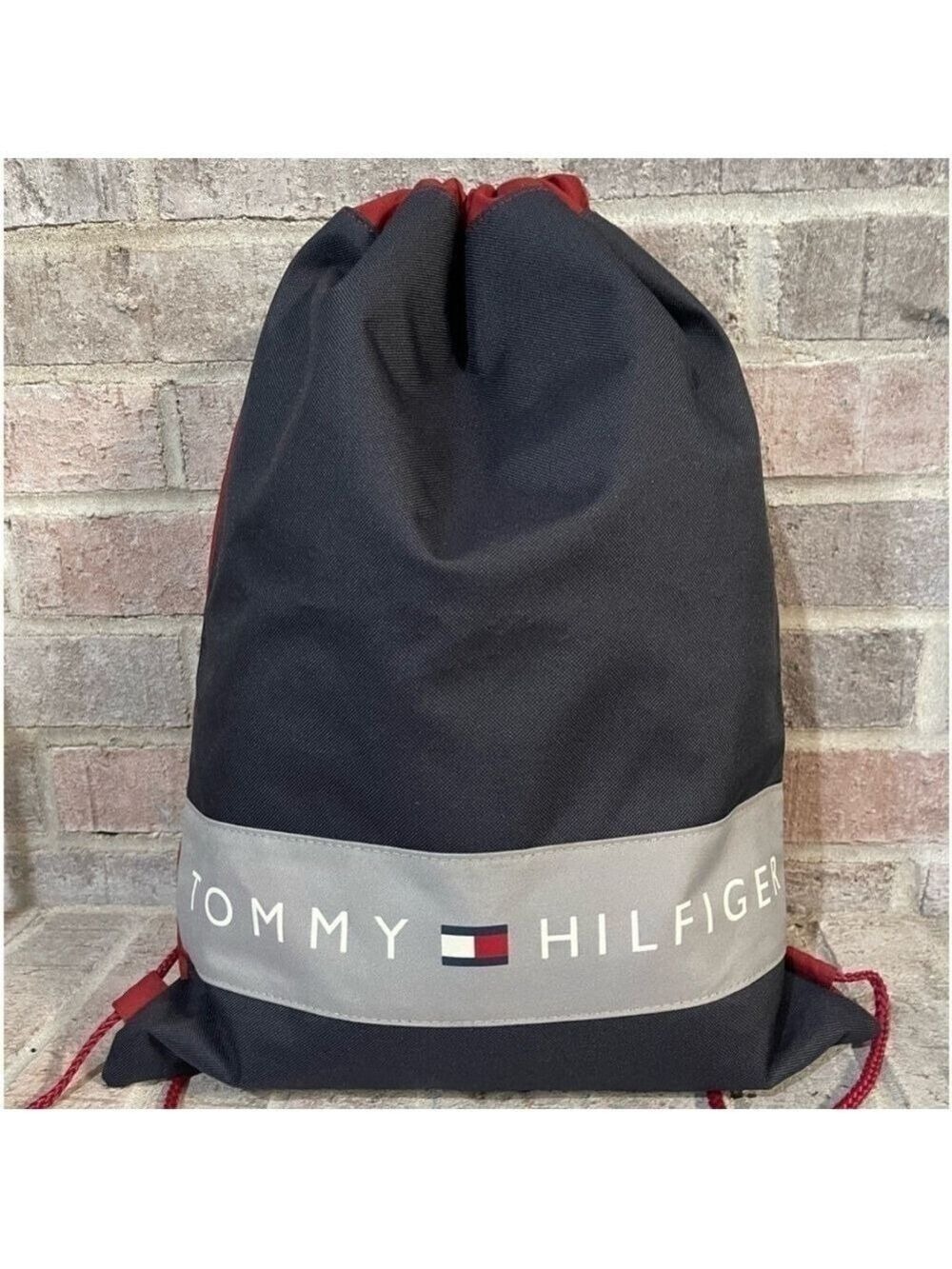 Tommy Hilfiger Black Drawstring Bag